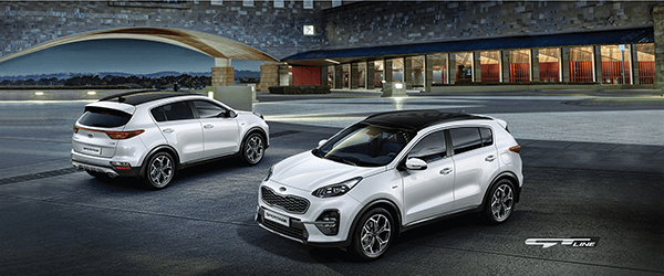 white kia sportage 2018